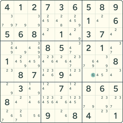 Sudoku rule Naked Single